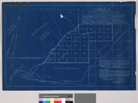 Map of the sub-division of the Puente Crude Oil Co's lands