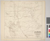 Map of Central California from 37th to 40th deg. north lat. : showing various railroad routes projected or in progress together with a practicable route to enter the state with a Pacific railroad