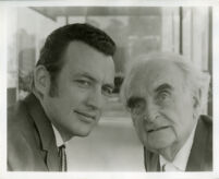 Richard J. Neutra and son, Dion, portrait, circa 1970