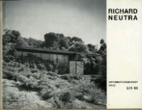 Informationsdienst-Holz, 2/3 63 : Richard Neutra [periodical cover]