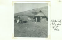 Dr. Louis and Mrs. Mary Leakey at their hut in Nakuru, Kenya [No. 373]