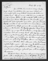 Letter to James Garth Marshall presumably from J. Marshall Jr [27 April 1827]