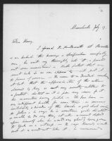 Letter from James G. Marshall to Henry Marshall [ca. 17 July 1835/6]