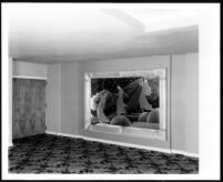 Arden Theatre, Lynwood, foyer, etched glass panel