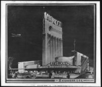 Lakewood Theatre, Lakewood, photograph of rendering