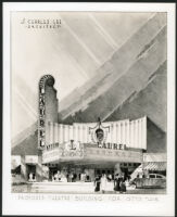 Laurel Theatre, photograph of rendering