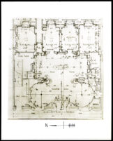 Max Factor Building, photograph of floor plan