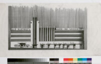Max Factor Building, make-up studio [street level elevation conceptual drawing]