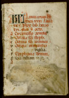 Rouse MS 40. BOOK OF HOURS, use of Rome, Latin. Fragment.