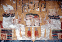 Four Sons of Horus at Offering Table