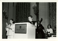 Founding Celebration II: Helen Reddy at podium