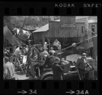 Motion picture being filmed at Universal Studios. B. 1969.