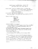 Steering Committee Meeting Minutes - July 29, 1977