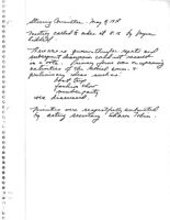 Steering Committee Meeting Minutes - May 5, 1978