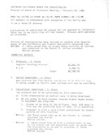 Board of Directors Meeting Minutes - February 28, 1980