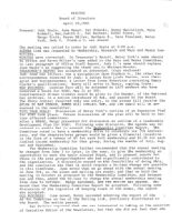Board of Directors Meeting Minutes - April 28, 1983