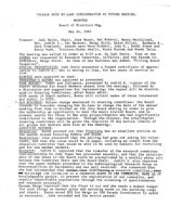Board of Directors Meeting Minutes - May 24, 1983