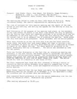 Board of Directors Meeting Minutes - July 12, 1984