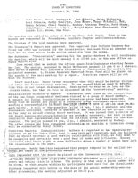 Board of Directors Meeting Minutes - November 29, 1984