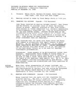 Board of Directors Meeting Minutes - December 18, 1985