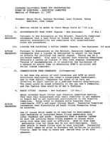 Executive Committee Meeting Minutes - February 11, 1987