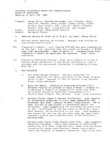 Board of Directors Meeting Minutes - April 26, 1987