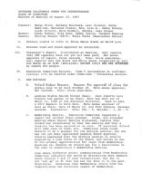 Board of Directors Meeting Minutes - August 23, 1987