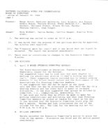 Board of Directors Meeting Minutes - January 15, 1989