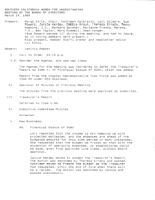 Board of Directors Meeting Minutes - March 19, 1989