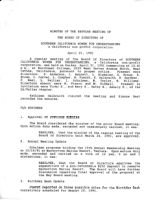Board of Directors Meeting Minutes - April 21, 1991