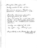 Steering Committee Meeting Minutes - June 15, 1978