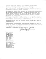 Steering Committee Meeting Minutes - July 13, 1978