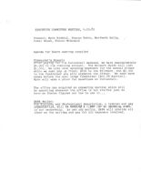 Executive Committee Meeting Minutes - September 23, 1980