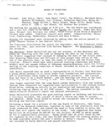 Board of Directors Meeting Minutes - October 27, 1983