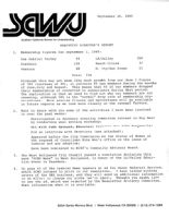 Executive Director's Report - September 26, 1985