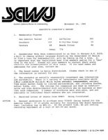 Executive Director's Report - November 24, 1985