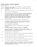 Executive Committee Meeting Minutes - March 6, 1989