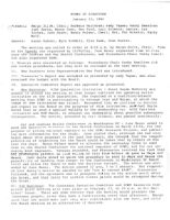 Board of Directors Meeting Minutes - January 23, 1986