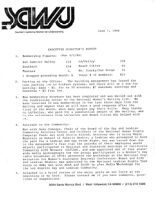 Executive Director's Report - June 1, 1986