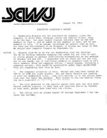 Executive Director's Report - August 24, 1986