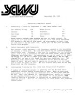 Executive Director's Report - September 28, 1986