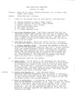 Executive Committee Meeting Minutes - October 15, 1986