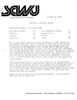 Executive Director's Report - October 26, 1986