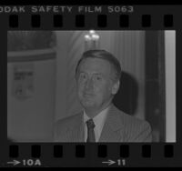 Vin Scully photographed at event where he was named one of the Fathers of the Year, Los Angeles, 1979