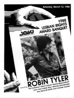 Twelfth Lesbian Rights Award Dinner - Dinner Program