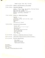 Coordinating Committee Meeting Minutes - September 16, 1982