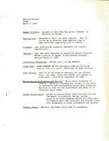 Coordinating Committee Meeting Minutes - March 3, 1983
