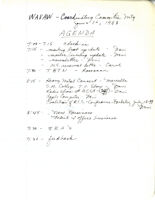 Coordinating Committee Meeting Agenda - June 16, 1983