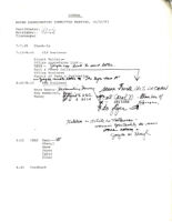 Coordinating Committee Meeting Agenda - October 25, 1983