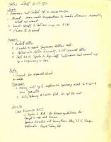 National Staff Meeting Minutes - February 11, 1980